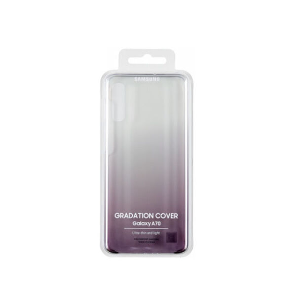 Galaxy A70 ile Uyumlu Gradation Cover Siyah EF-AA705CBEGWW(Out)