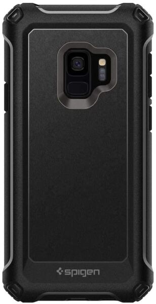 Spigen Galaxy S9 ile Uyumlu Kılıf Pro Guard Gun Metal
