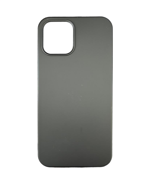 iPhone 12 Pro Max ile Uyumlu Cappy Silikon Kılıf Siyah