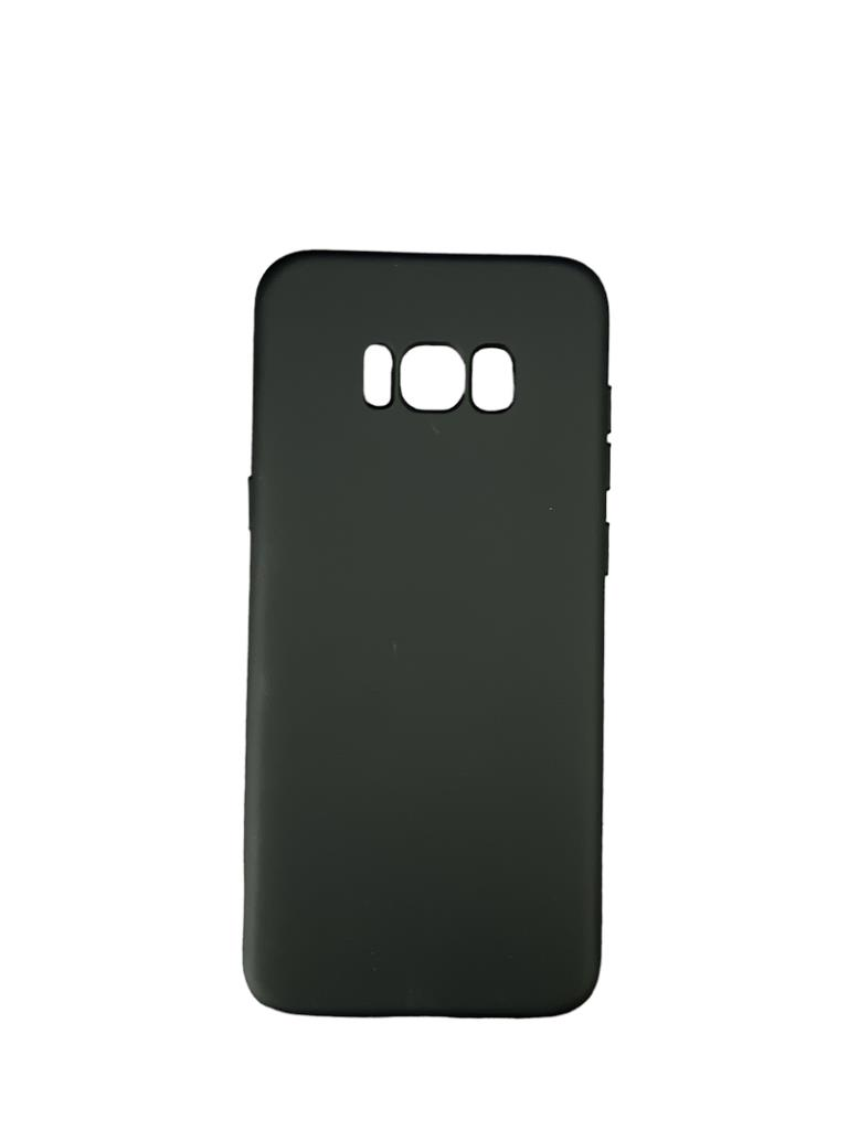 Galaxy S8 Plus ile Uyumlu Cappy Silikon Kılıf Siyah