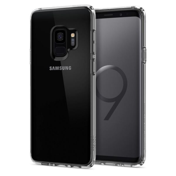 Spigen Galaxy S9 ile Uyumlu Kılıf Ultra Hybrid Crystal Clear