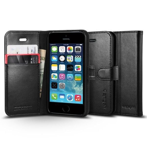 Spigen iPhone 5,5s,SE ile Uyumlu Kılıf Wallet S Cüzdan