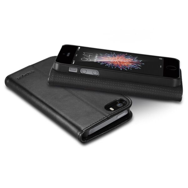 Spigen iPhone 5,5s,SE ile Uyumlu Kılıf Wallet S Cüzdan