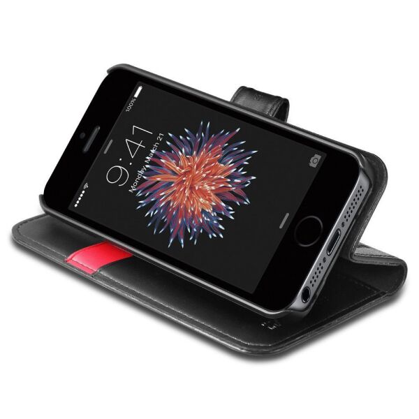 Spigen iPhone 5,5s,SE ile Uyumlu Kılıf Wallet S Cüzdan