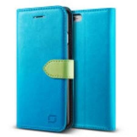 Lific İphone 6/6S ile Uyumlu Saffiano Diary Kılıf Blue Green