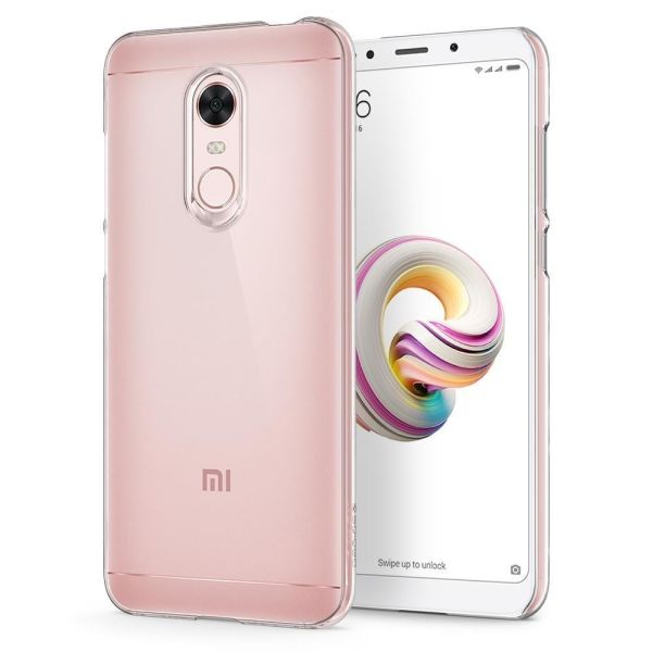 Spigen Redmi 5 Plus ile Uyumlu Kılıf Thin Fit Crystal Crystal Clear
