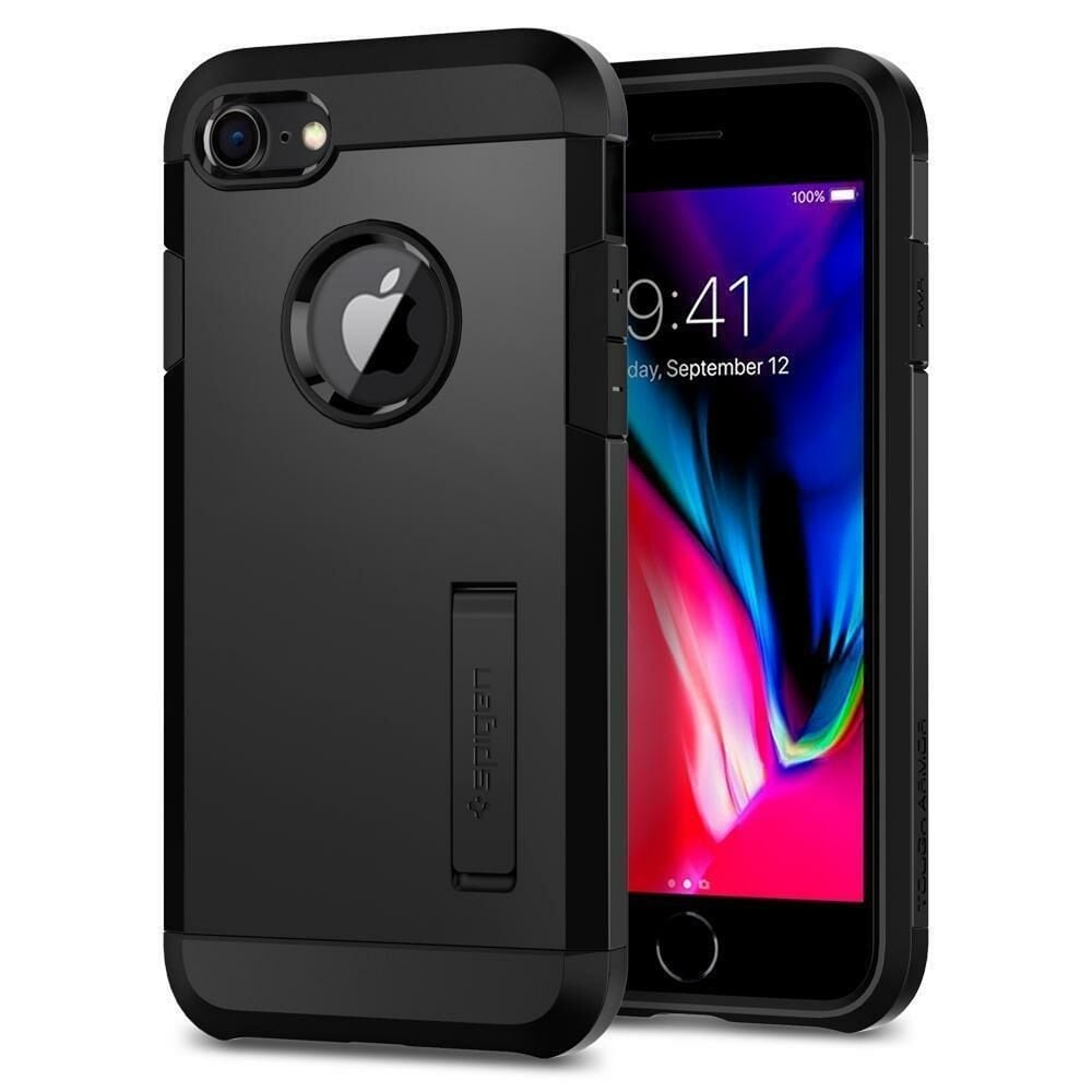 Spigen iPhone 7/8 ile Uyumlu Kılıf Tough Armor 2 Black