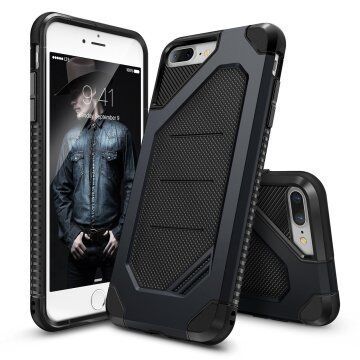 Ringke Max iPhone 7/8 Plus ile Uyumlu KIlıf Metal Slate Tam Koruma Isı Dağılımlı Şok Emici Teknoloji