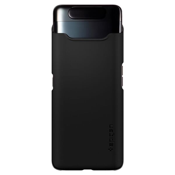 Spigen Galaxy A80 ile Uyumlu Kılıf Thin Fit Black