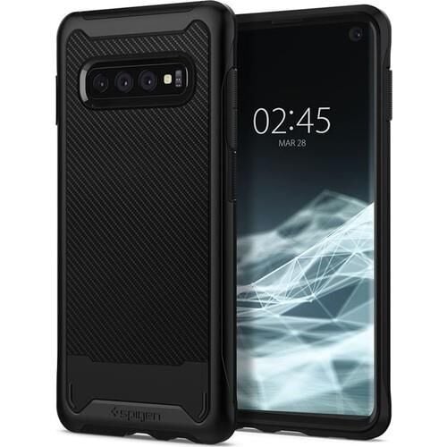 Spigen Galaxy S10 ile Uyumlu Kılıf Hybrid NX Black