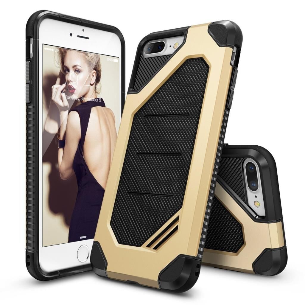 Ringke Max iPhone 7/8 Plus ile Uyumlu Kılıf Royal Gold