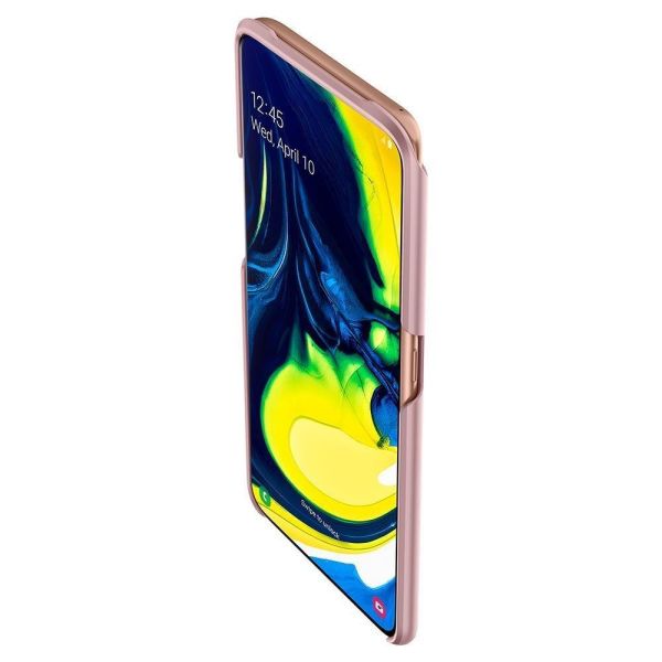 Spigen Galaxy A80 ile Uyumlu Kılıf Thin Fit Rose Gold
