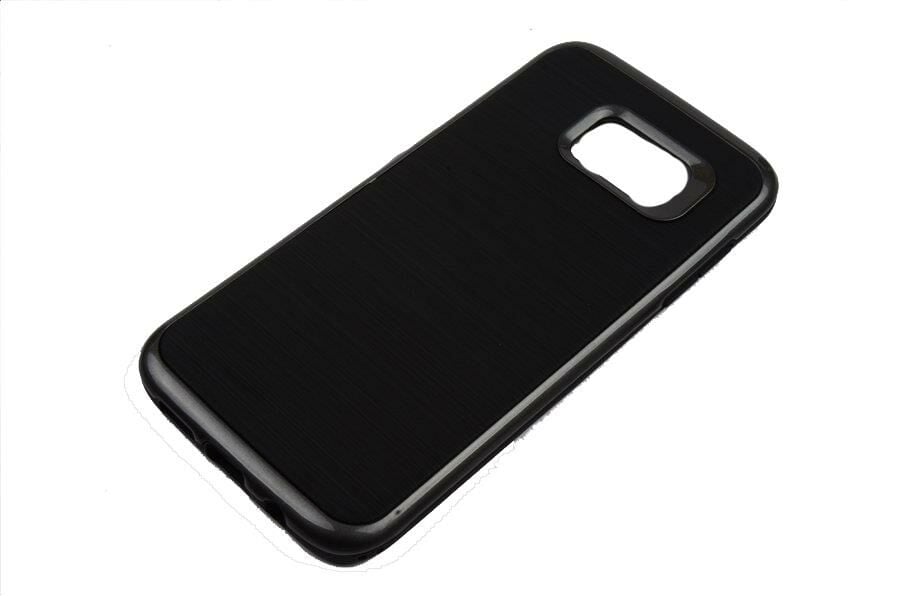 Jopus Galaxy S7 Edge ile Uyumlu Silikon Arka Koruma Paneli Füme SK-067