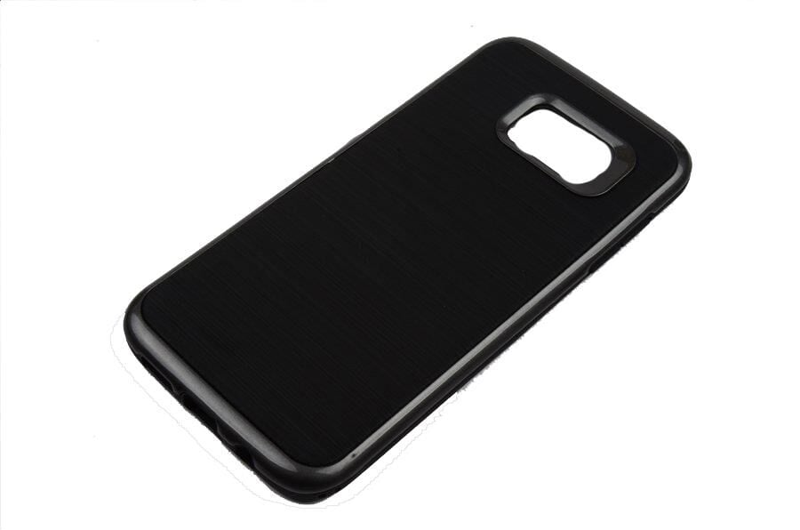 Jopus Galaxy S7 Edge ile Uyumlu Silikon Arka Koruma Paneli Füme SK-067