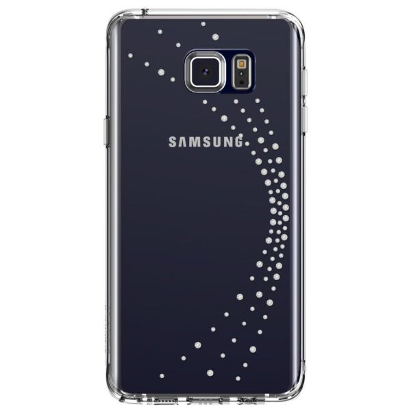 Ringke Noble Fusion Galaxy Note 5 ile Uyumlu Taşlı Kılıf Extra Darbe Emici Shine Clear