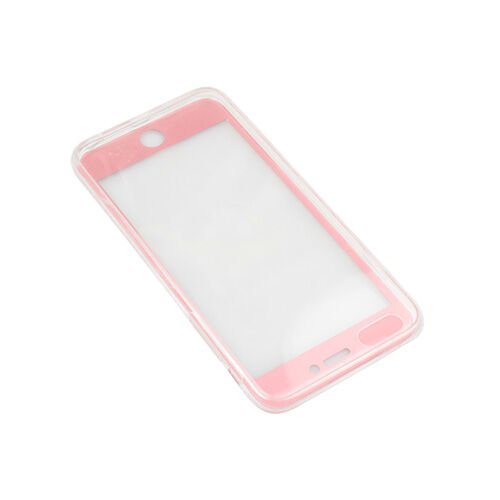 iPhone 7 Plus ile Uyumlu Kılıf 360 Full Kaplama Silikon Pembe