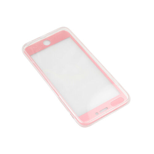 iPhone 7 Plus ile Uyumlu Kılıf 360 Full Kaplama Silikon Pembe
