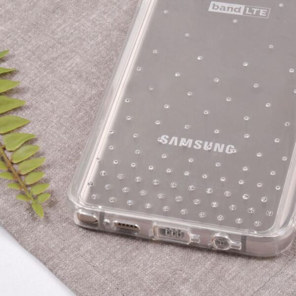 Ringke Noble Fusion Galaxy Note 5 ile Uyumlu Taşlı Kılıf Extra Darbe Emici Wedding Clear