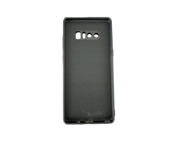 Galaxy Note 8 ile Uyumlu Cappy Silikon Kılıf Siyah