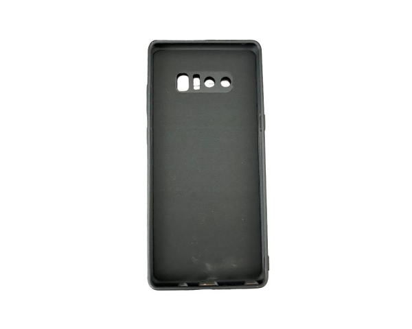 Galaxy Note 8 ile Uyumlu Cappy Silikon Kılıf Siyah