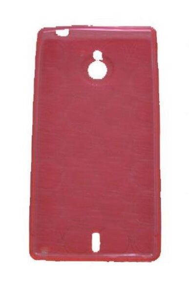 Xperia Sola ile Uyumlu Şeffaf Kılıf Pembe Renk