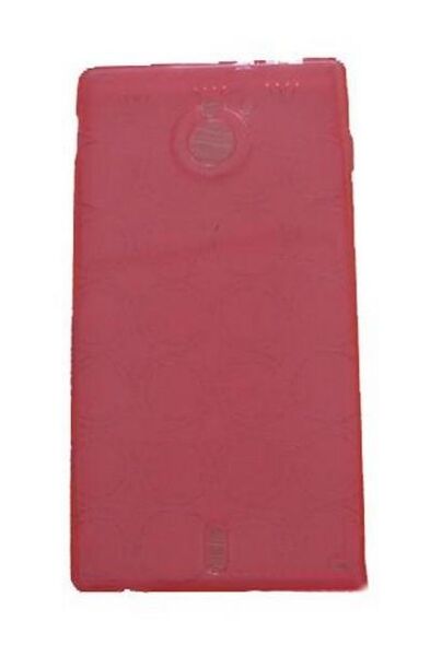 Xperia Sola ile Uyumlu Şeffaf Kılıf Pembe Renk