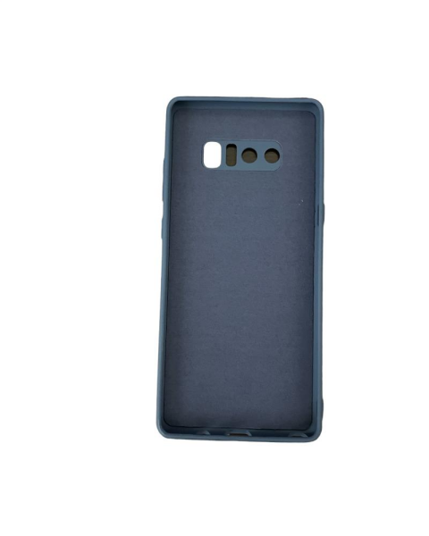 Galaxy Note 8 ile Uyumlu Cappy Silikon Kılıf Lacivert