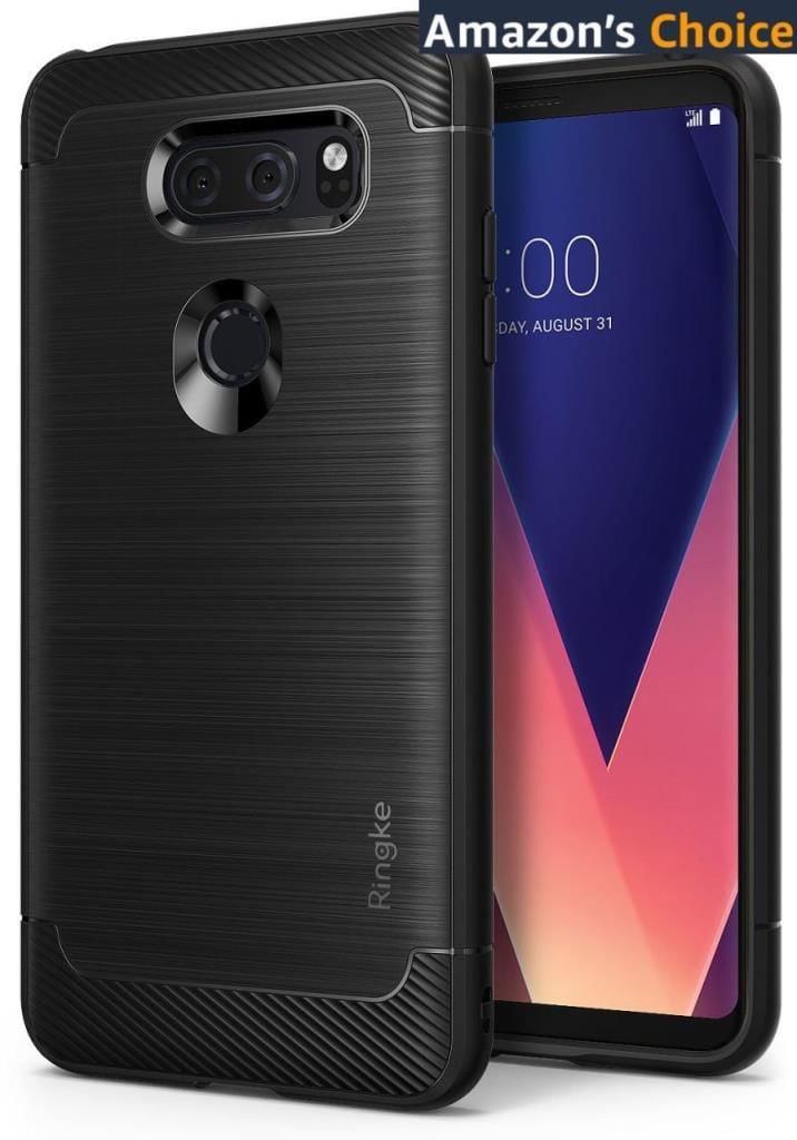 Ringke Onyx V30 ile Uyumlu Kılıf Black Ultra Extra Darbe Dağıtıcı Tam Koruma