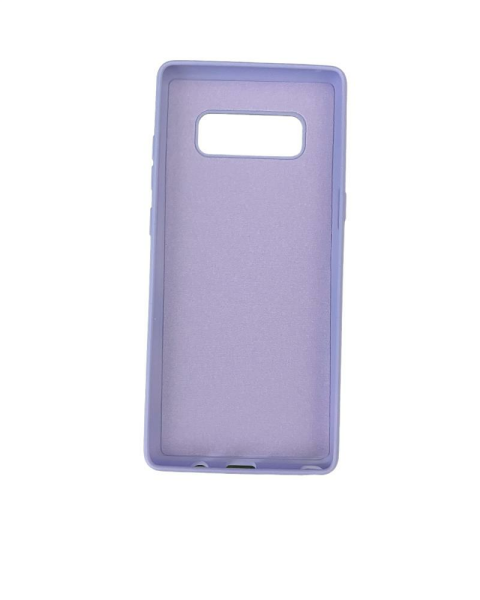 Galaxy Note 8 ile Uyumlu Cappy Silikon Kılıf Lila
