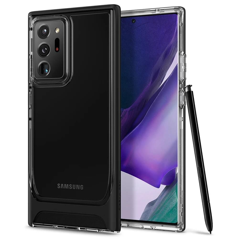 Spigen Galaxy Note 20 Ultra ile Uyumlu Kılıf Neo Hybrid CC Black