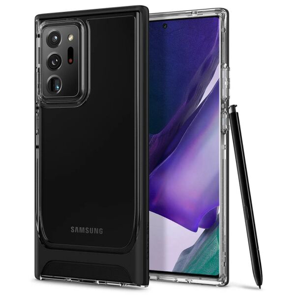 Spigen Galaxy Note 20 Ultra ile Uyumlu Kılıf Neo Hybrid CC Black