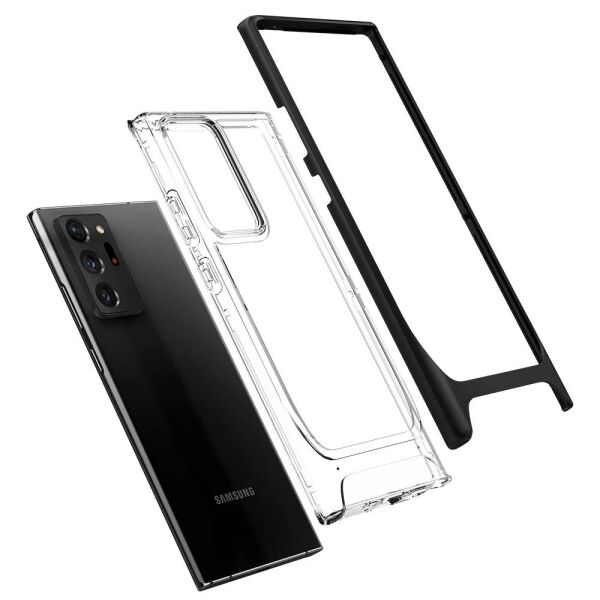 Spigen Galaxy Note 20 Ultra ile Uyumlu Kılıf Neo Hybrid CC Black