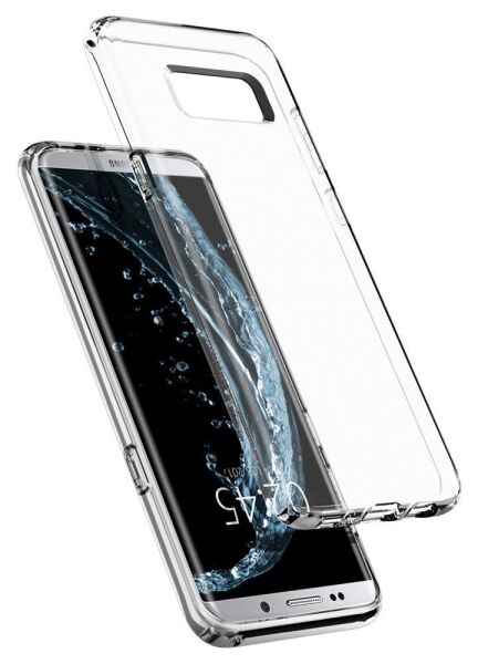 Spigen Galaxy S8 Plus ile Uyumlu Kılıf Liquid Crystal Crystal Clear