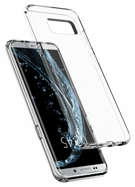 Spigen Galaxy S8 Plus ile Uyumlu Kılıf Liquid Crystal Crystal Clear