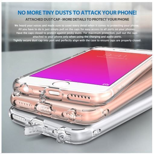 Ringke Air iPhone 6s/ 6 ile Uyumlu KIlıf Clear Ultra Hafif Esnek İnce Şeffaf Transparan