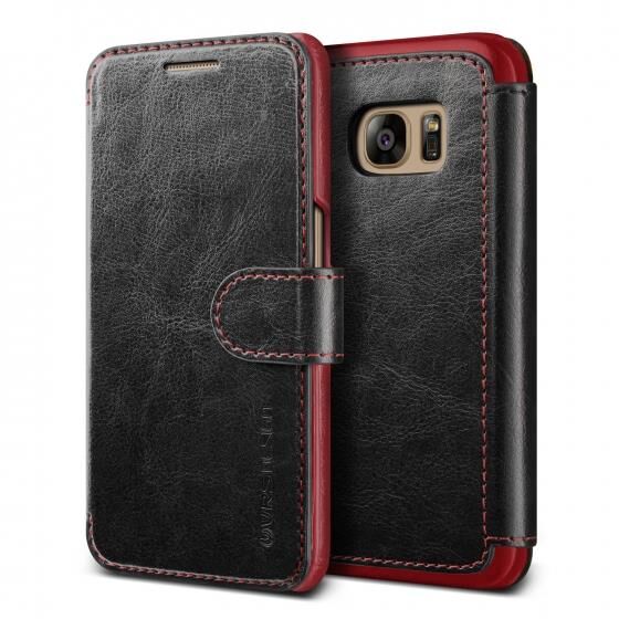 Verus Galaxy S7  ile Uyumlu Case Dandy Layered Series Kılıf Wine Black