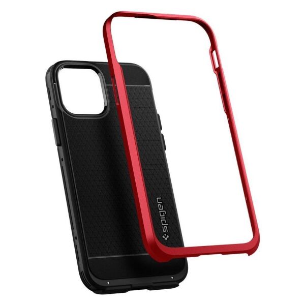 Spigen iPhone 12 Pro / iPhone 12 ile Uyumlu Kılıf Neo Hybrid Red