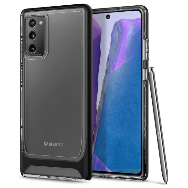 Spigen Galaxy Note 20 ile Uyumlu Kılıf Neo Hybrid CC Black