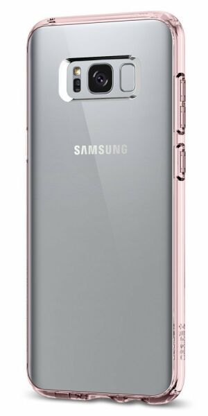 Spigen Galaxy S8 Plus ile Uyumlu Kılıf Ultra Hybrid Crystal Pink