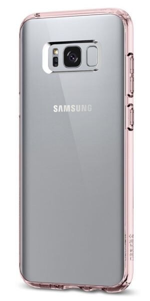 Spigen Galaxy S8 Plus ile Uyumlu Kılıf Ultra Hybrid Crystal Pink
