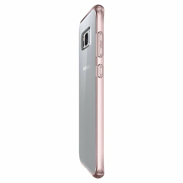 Spigen Galaxy S8 Plus ile Uyumlu Kılıf Ultra Hybrid Crystal Pink