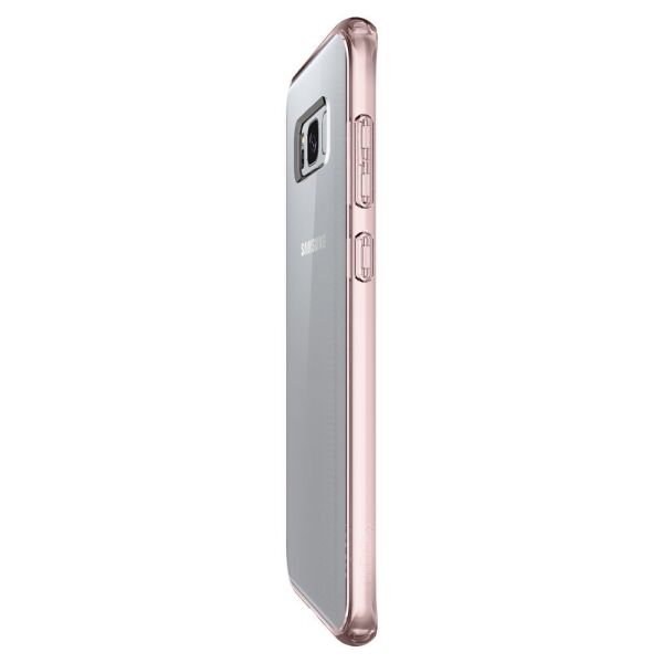 Spigen Galaxy S8 Plus ile Uyumlu Kılıf Ultra Hybrid Crystal Pink