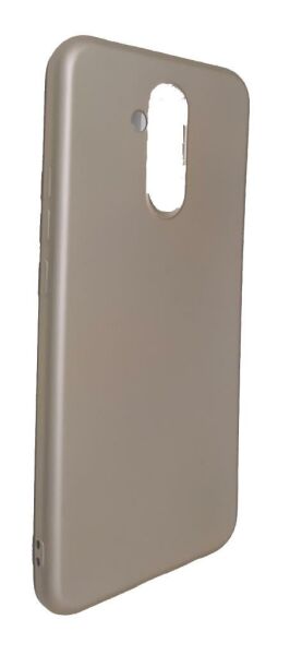 Mate 20 Lite ile Uyumlu Soft Silikon Kılıf  Gold
