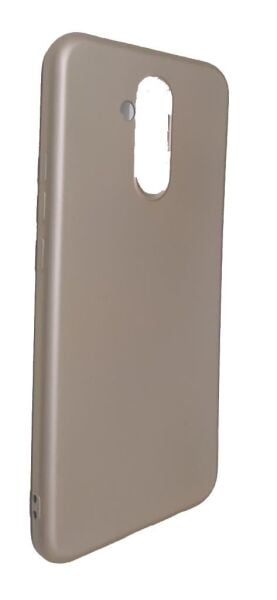 Mate 20 Lite ile Uyumlu Soft Silikon Kılıf  Gold