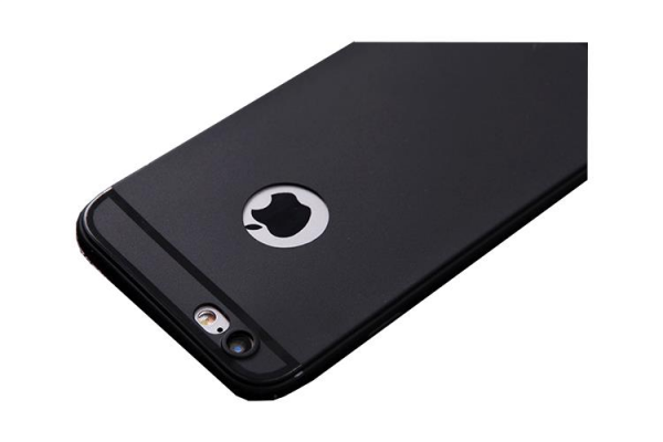 iPhone 6/6S Plus ile Uyumlu Tıpalı Silikon Kılıf Siyah