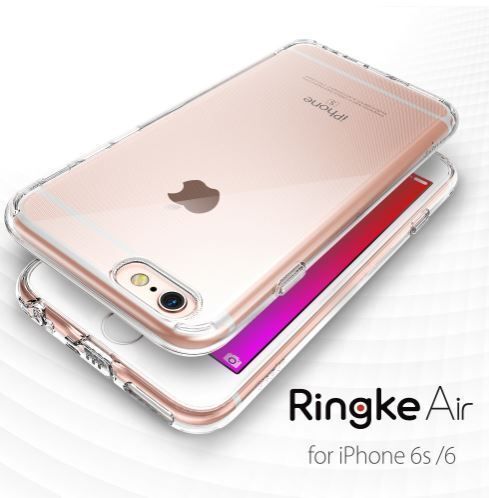 Ringke Air iPhone 6s/ 6 ile Uyumlu KIlıf Rose Gold Ultra Hafif Esnek İnce Renkli Transparan
