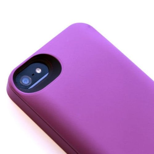 Boostcase iPhone SE/5S/5 ile Uyumlu 2200 mAh Şarjlı Kılıf Mor