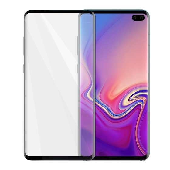 Blogy Galaxy S10 Plus ile Uyumlu Flexi Edge 5D Ekran Koruyucu