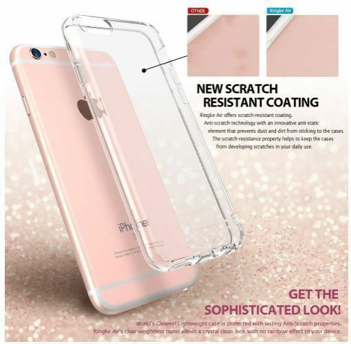 Ringke Air iPhone 6s Plus/ 6 Plus ile Uyumlu KIlıf Rose Gold