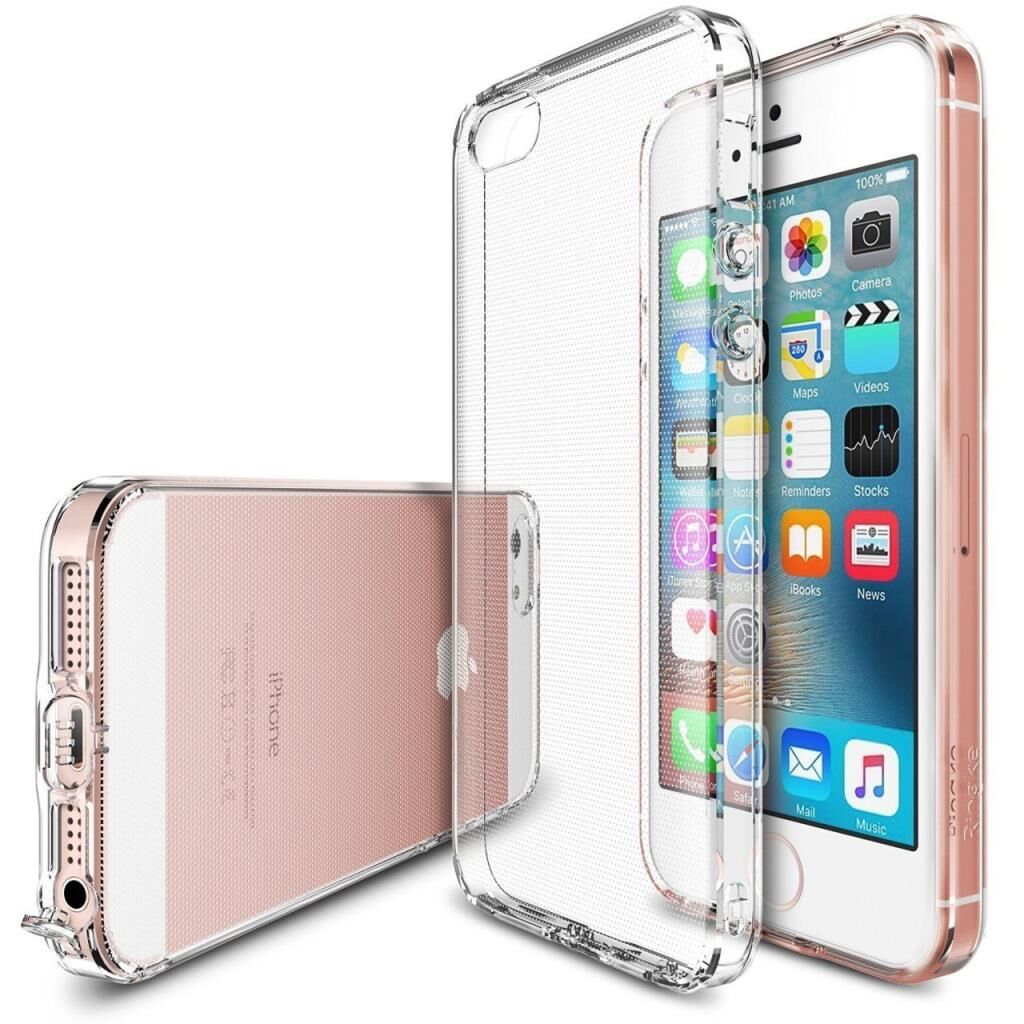 Ringke Air iPhone SE/ 5S/ 5 ile Uyumlu Kılıf Clear Ultra Hafif Esnek İnce Şeffaf Transparan